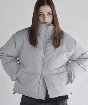 필파워 600 루즈 실루엣 스탠드넥 패딩 자켓