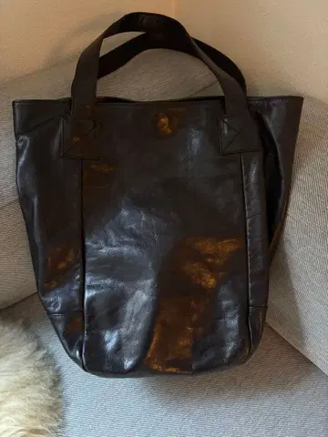 가죽 토트백 보 데셍