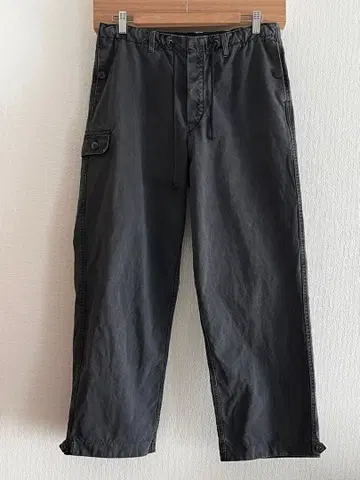 동독군 NVA 리메이크 워크 오버팬츠 블랙