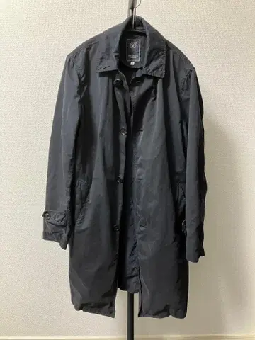 네이비 스텐카라 코트