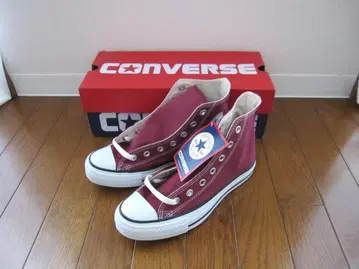 새상품 컨버스 올스타 하이컷 마룬 24.5