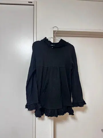 핑크하우스 피코 프릴 후드 부착 튜닉 PINKHOUSE