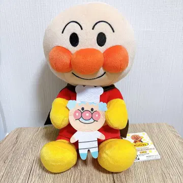 호빵맨 모두 사이좋은 봉제 인형 L ver. 3 잼 아저씨