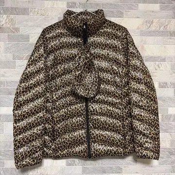 UNIQLO 울트라 라이트 다운 자켓 레오파드 무늬 XL