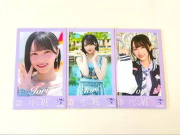 이코럽 노구치 이오리 미니 포토 카드 vol.6 3종 히로인즈