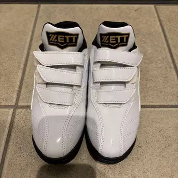 ZETT 트레이닝 슈즈 21.5cm 화이트 야구