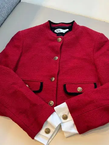 Zara 트위드 자켓