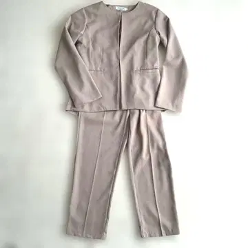 베이지 수트 여성용 M