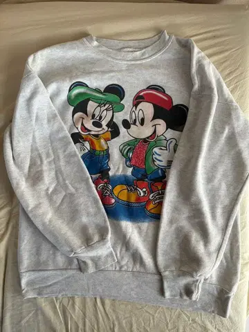구제 의류 미키마우스 미니 마우스 맨투맨