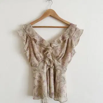 거의 미사용 DEICY ME COUTURE 부케 드 보누르 블라우스