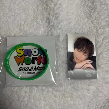 [ 새상품 ] SnowMan Snow Word 아베 료헤이 치라미 카드