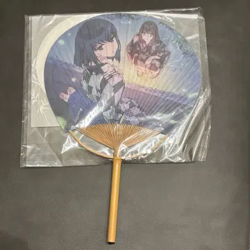 마법사의 밤 아오자키 아오코 & 쿠온지 아리스 대나무 부채