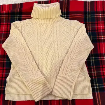 Macintosh Philosophy 아이보리 터틀 스웨터