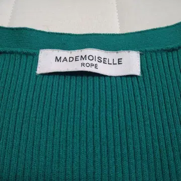 MADEMOISELLE ROPE 리브 가디건 그린