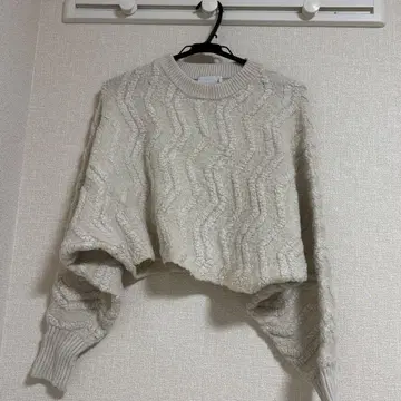 kbf 루프얀 자카드 니트