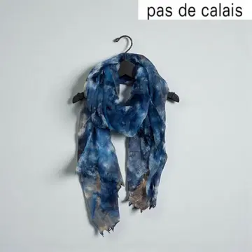 pas de calais 파드칼레 타이 다이 프린트 캐시미어 스톨