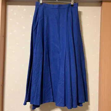 UNITED ARROWS 플레어 스커트 파랑 사이즈 40 L 상당