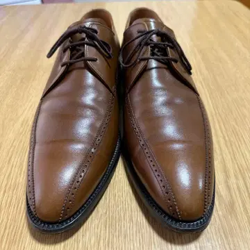 브라운 가죽 드레스 슈즈 26cm