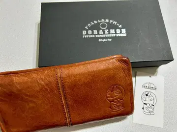 도라에몽 미래 백화점 한정판 라운드 롱 월렛 브라운