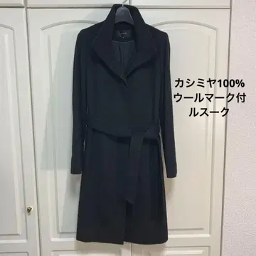 캐시미어 100% 울 마크 코트 루스쿠 S