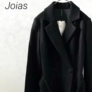 [ 택 포함 새상품 ] Joias 롱 코트 허리 끈 100% 울 심플