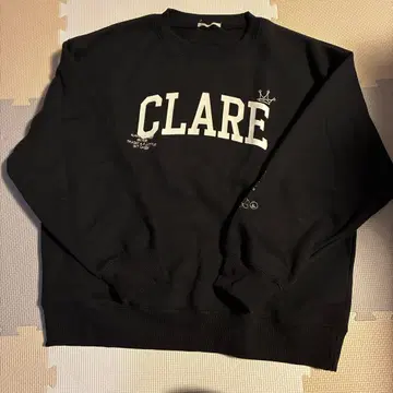 CLARE 블랙 맨투맨 JaVa 새상품 L size