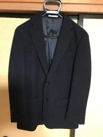 YUKITORI 테일러드 자켓 네이비