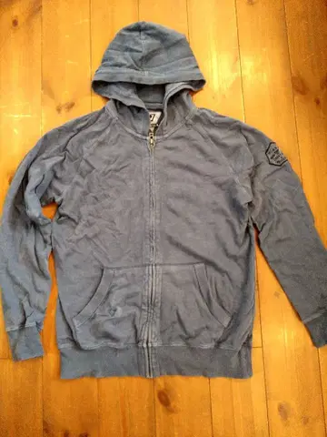 VISSLA 블루 풀 집업 후드티 비슬라 론 헤르만 서핑