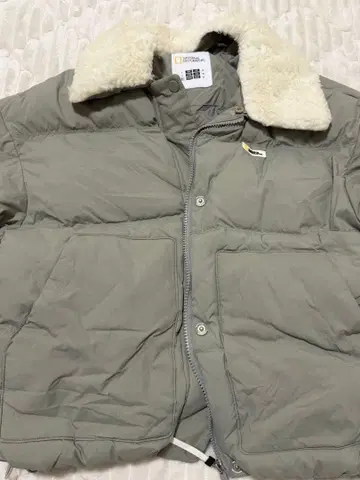 내셔널 지오그래픽 다운 자켓 라이트 카키