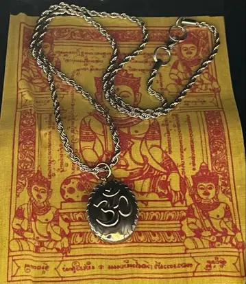 시바신 후지이 카제 착용 펜던트 목걸이 옴 시바 레어