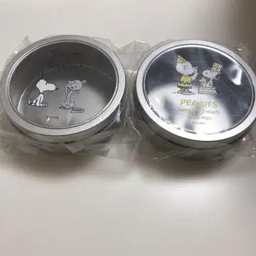 [잡지 부록] 피넛 70주년 기념 마그넷 캔 케이스 2개 세트