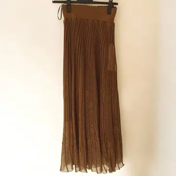 마메쿠로구치 브라운 롱 스커트 사이즈 2