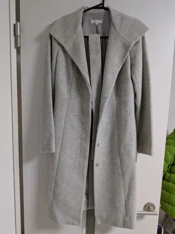 라이트 그레이 롱 코트 사이즈 36