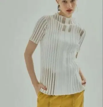 미사용에 가까운 유나이티드 도쿄 티셔츠 랜덤 시스루 썸머 니트