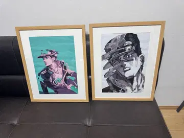 캐릭터 아트 포스터 2종 세트 죠죠의 기묘한 모험 쿠죠 죠타로