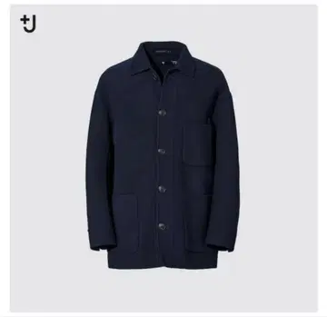 유니클로 UNIQLO +J 울 블렌드 오버 사이즈 셔츠 자켓 S