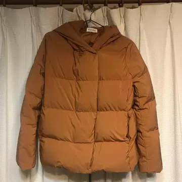 PLST 다운 자켓 브라운 M