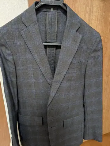 SUIT SELECT 그레이 계열 체크 비즈니스 정장 165