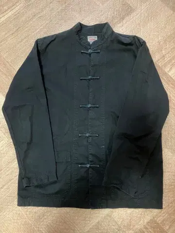 차이나 셔츠 DRAGON WORK CHINO 워크 셔츠 블랙