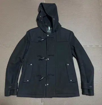 유나이티드 애로우즈 블랙 더플 코트 M