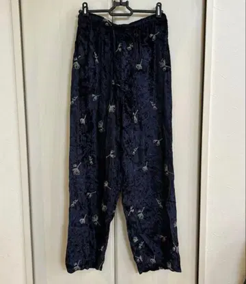 Todayful 자수 벨루어 팬츠