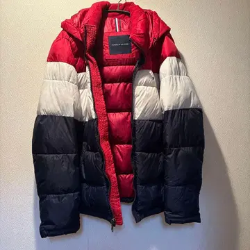 TOMMY HILFIGER 후드 부착 다운 자켓