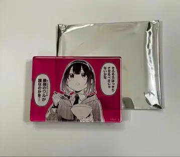 배드걸 애니메이션화 기념 원화전 아크릴 블록 유타니 유