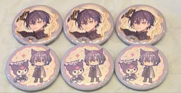 니지산지 Dytica 산리오 코야나기 로우 캔뱃지 6개