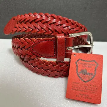 새상품 도치기 가죽 메쉬 벨트