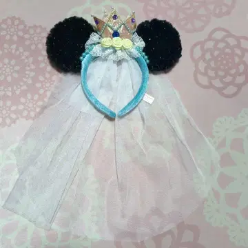 미키 귀 티아라 포함 머리띠