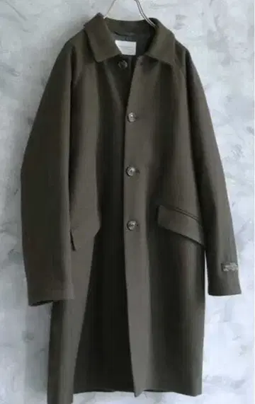 어반 리서치 도어스 울 스텐카라 코트 롱 코트 40 카키