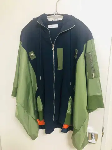 도킹 후드티 네이비 카키 MA-1 사양 새상품