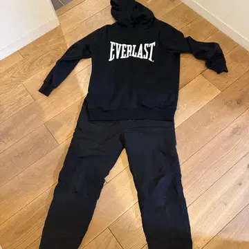 EVERLAST 블랙 후드 부착 저리 setup