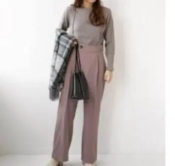 저널 스탠다드 리룸 서스펜더 팬츠 퍼플 프리 사이즈